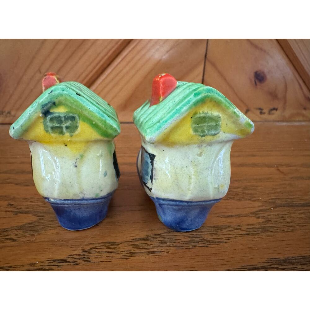 Vintage Japan Old Mother Hubbard Shoe Salt & Pepper Shakers MCM - Picture 5 of 8